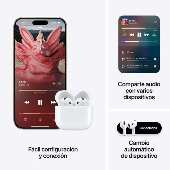 Airpods 4 con Cancelación de ruido